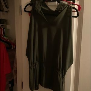 Women’s Sz XL New York & Company Green Tank Blouse